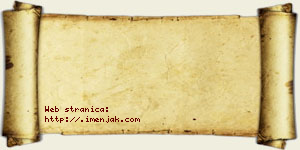 Elma Jović vizit kartica